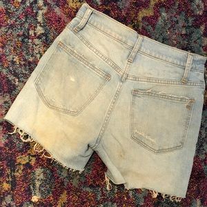 Cut off denim shorts from Madewell